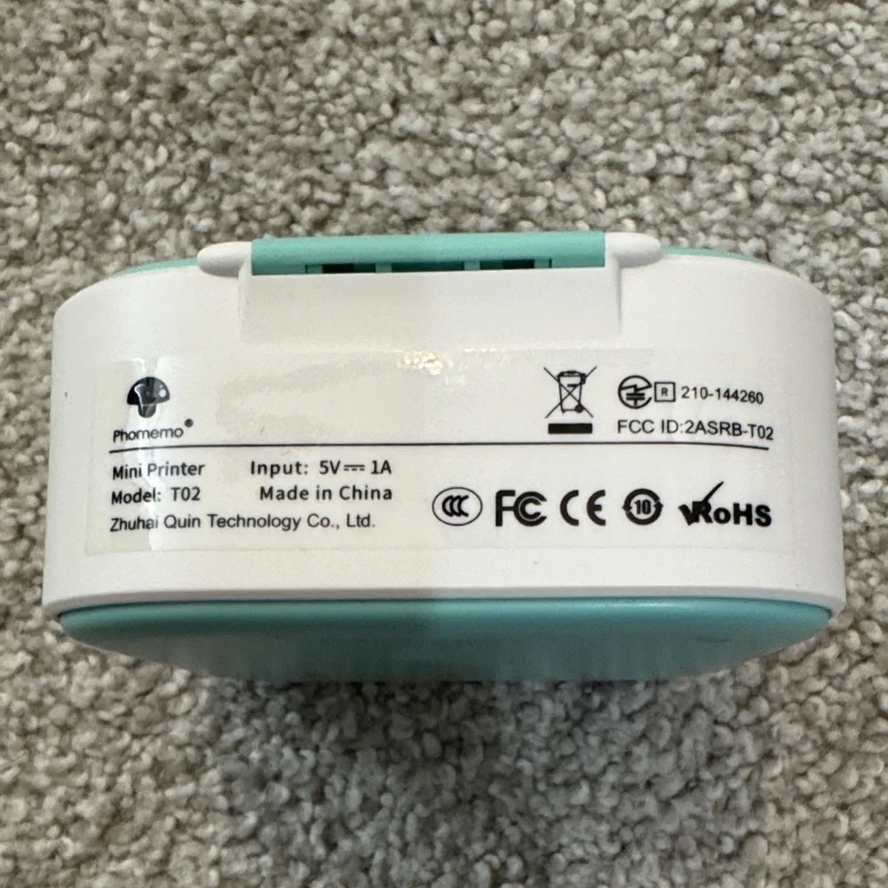 Mini Blue Thermal Printer